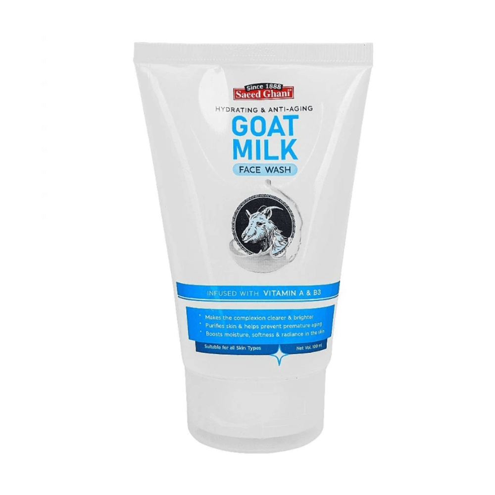 Saeed Ghani Hydrating & Anti-Aging Goat Milk Face Wash 100 ml